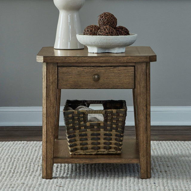 Liberty Furniture Carolina Park - End Table - Brown