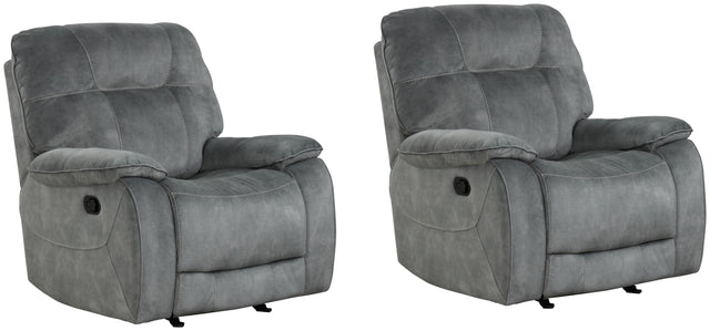 Parker House Cooper - Glider Recliner (Set of 2) - Shadow Gray