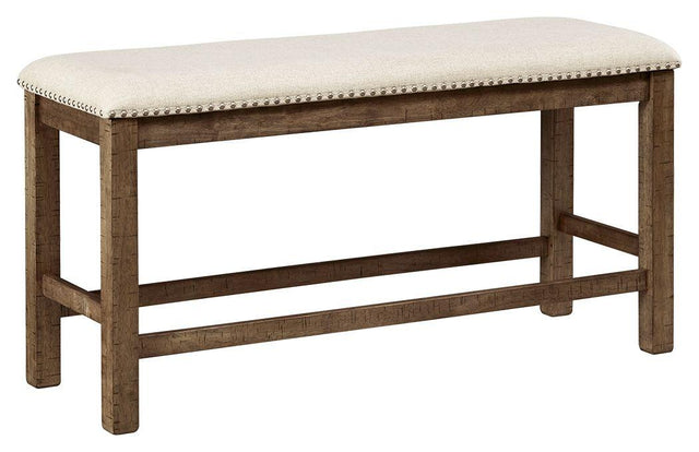 Ashley Moriville Double UPH Bench (1/CN) - Beige
