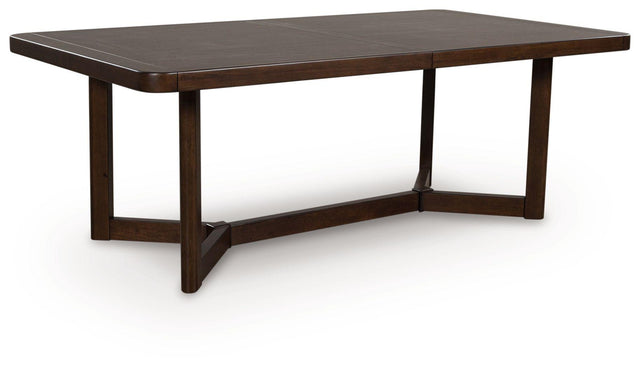 Ashley Dilenno RECT Dining Room EXT Table - Dark Brown