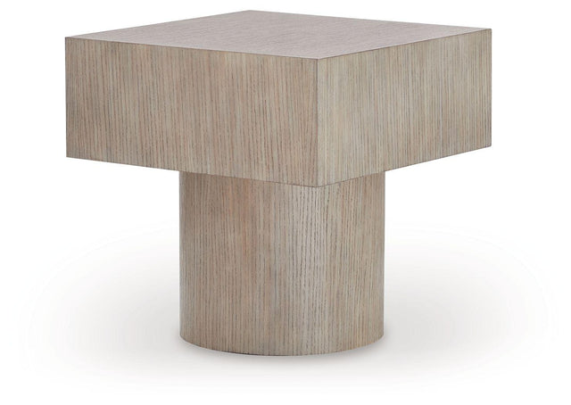 Ashley Jorielyn Square End Table - Light Grayish Brown