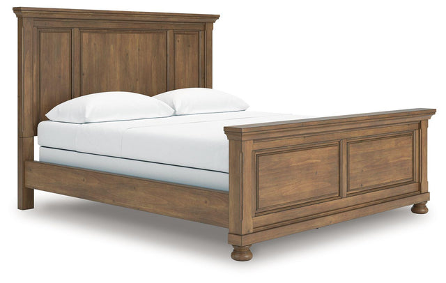 Ashley Feddinger - Medium Brown - California King Panel Bed