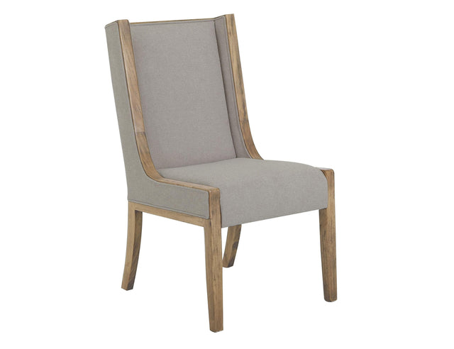 International Furniture Direct Balam - Upholstered Chair (Set of 2) - Ivory