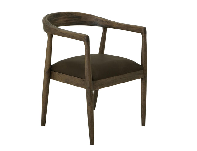 International Furniture Direct Natural Teca - Chair - Peanut Brown