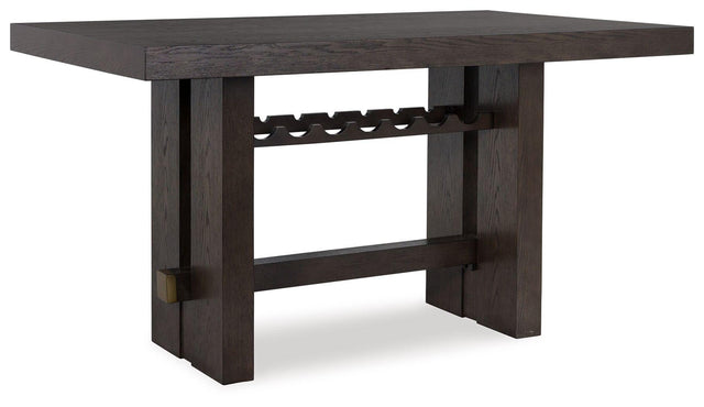 Ashley Burkhaus RECT Dining Room Counter Table - Dark Brown