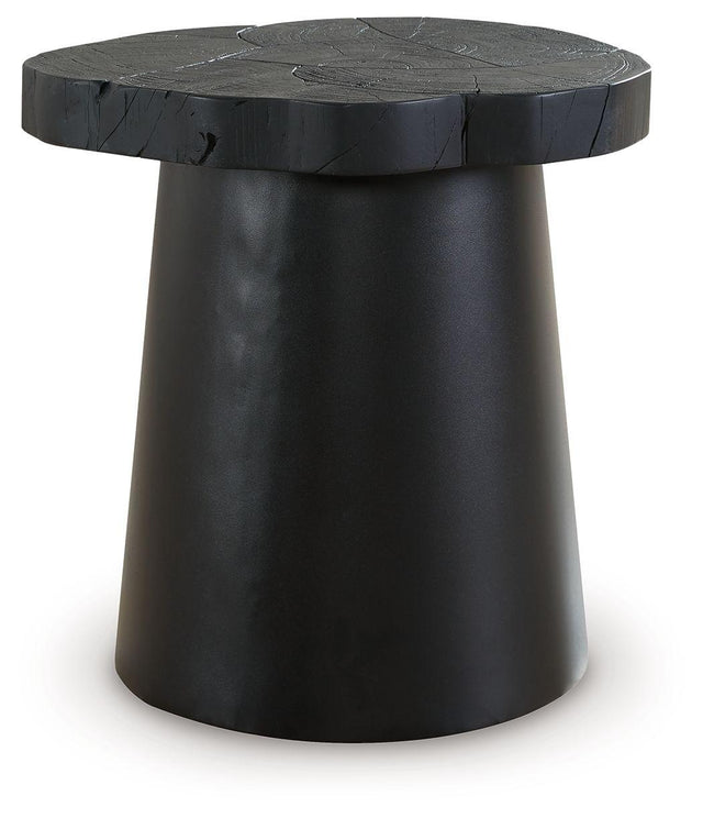 Ashley Wimbell Round End Table - Black