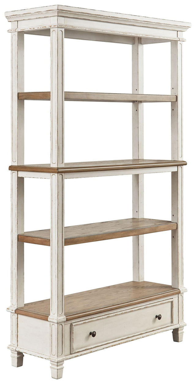Ashley Realyn Bookcase - Brown/White