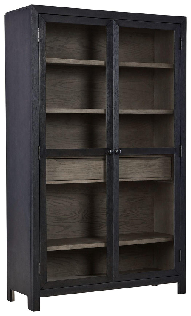 Ashley Lenston Accent Cabinet - Black/Gray