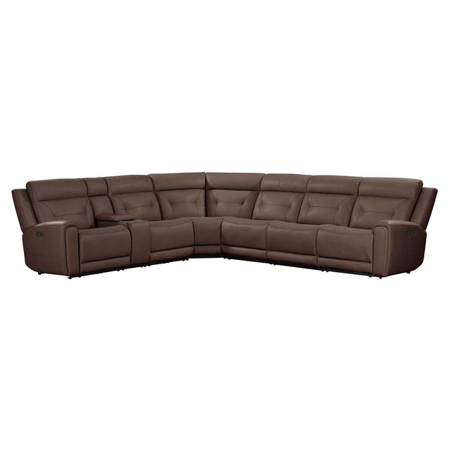 Liberty Furniture Beckham - 7 Piece Sectional - Brown