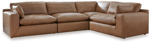 Ashley Emilia - Caramel - 4-Piece Sectional
