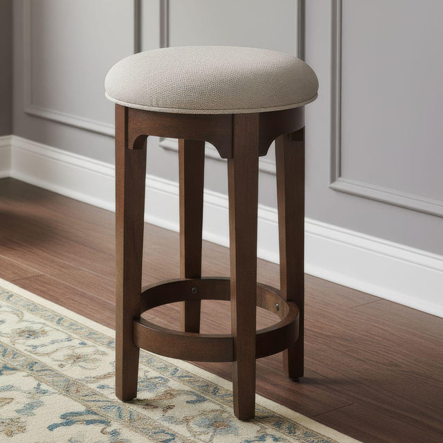 Liberty Furniture Arden Road - Upholstered Console Stool (RTA) - Cherry