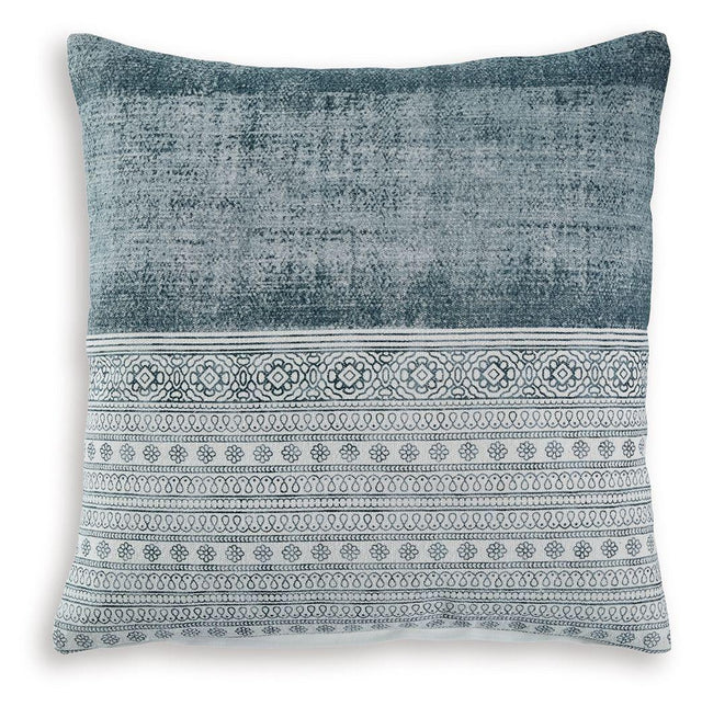 Ashley Harperville Pillow (4/CS) - Blue/White