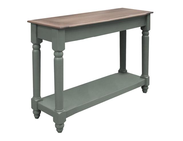 International Furniture Direct Tiffany - Sofa Table - Green / Brown