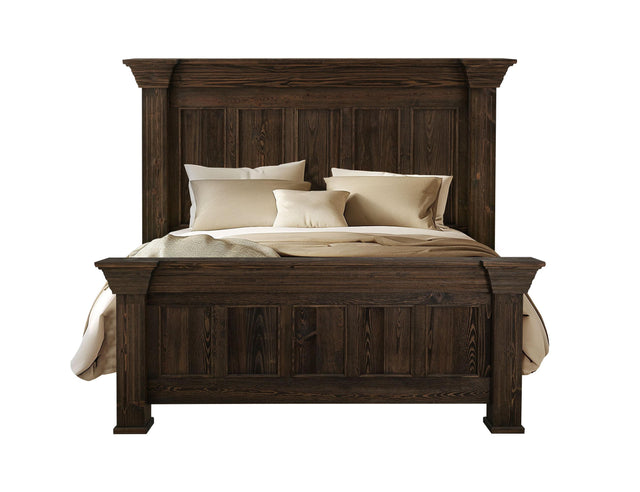 International Furniture Direct Desire - Queen Bed - Mahogany Brown
