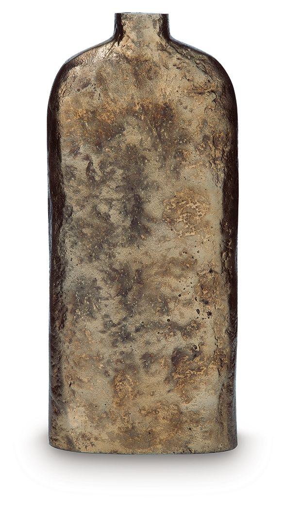 Ashley Wallmond Vase - Antique Brass Finish