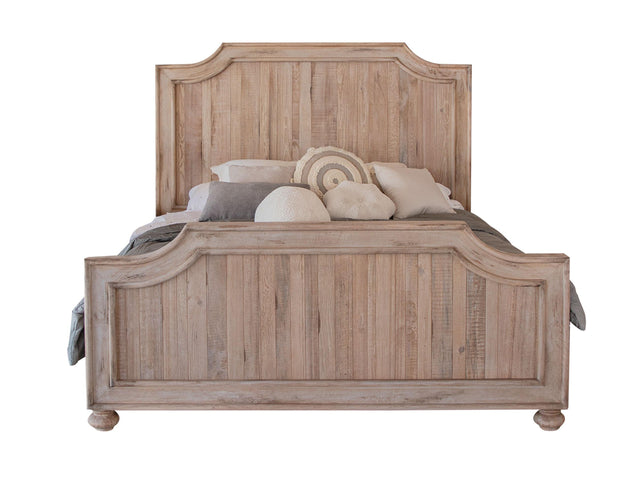 International Furniture Direct Aruba Natural - King Bed - Light Brown