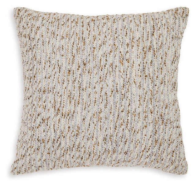 Ashley Abler Pillow - Ivory/Gray/Gold
