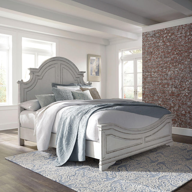 Liberty Furniture Magnolia Manor - Queen Panel Bed - White