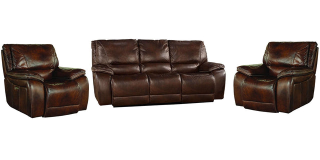 Parker House Vail - Power Reclining Sofa And 2 Recliners - Burnt Sienna