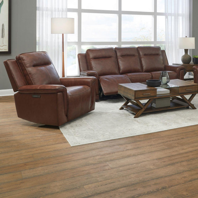 Liberty Furniture Avery - Sofa & Recliner - Brown