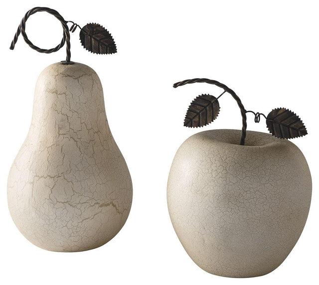 Ashley Bidelia Sculpture Set (2/CN) - Antique White