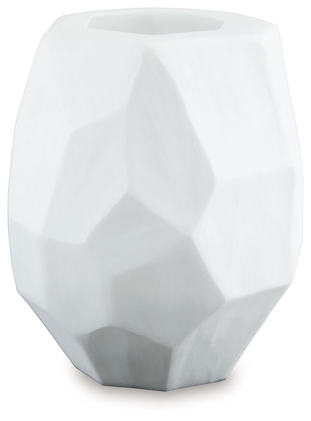 Ashley Karenton Vase - White