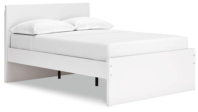 Ashley Onita - White - Full Panel Platform Bed