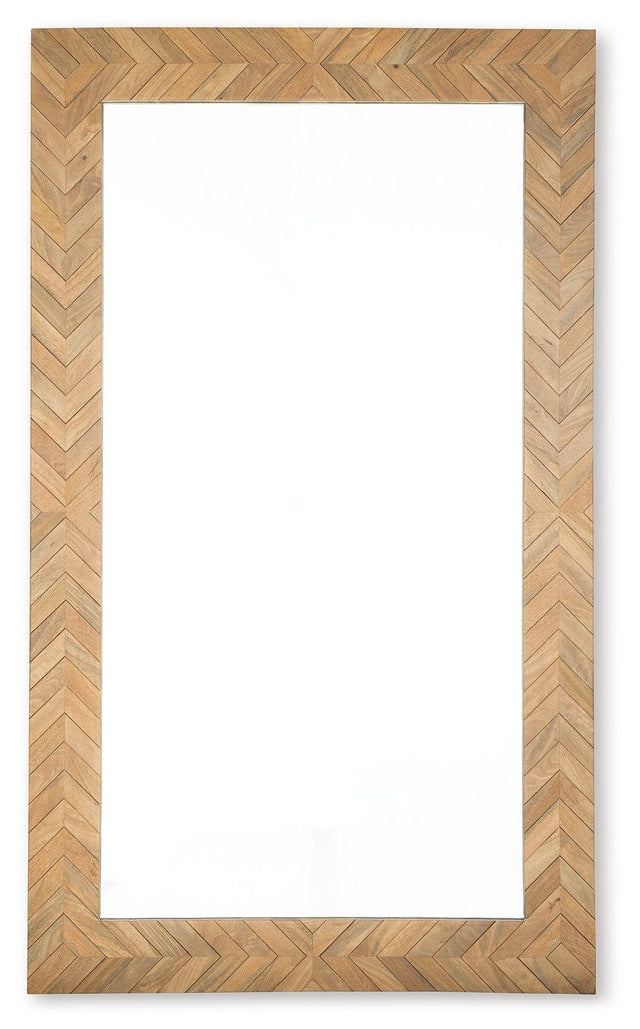 Ashley Waylane Floor Mirror - Brown