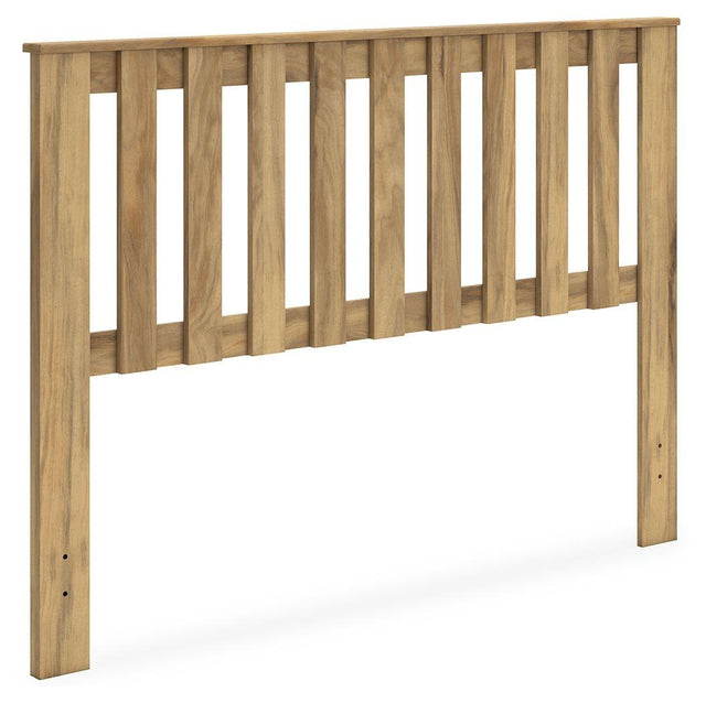 Ashley Bermacy Queen Panel Headboard - Light Brown
