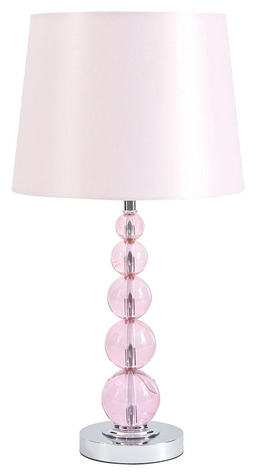 Ashley Letty Crystal Table Lamp (1/CN) - Pink