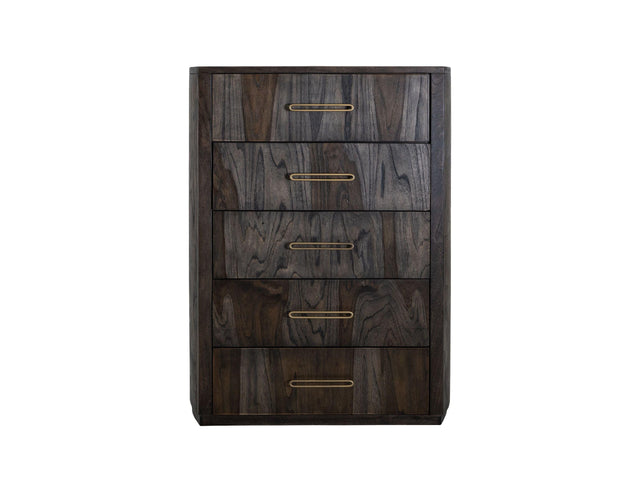 International Furniture Direct Black Balam - Chest - Oil Black