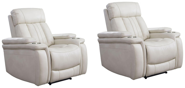Parker House Royce - Power Recliner (Set of 2) - Fantom Ivory