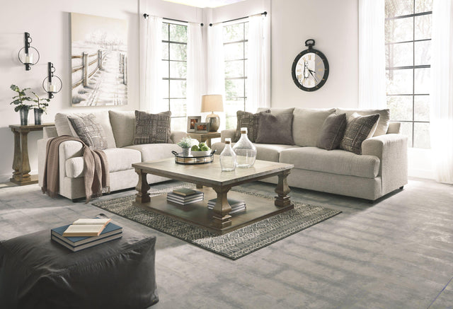 Ashley Soletren - Stone - 2 Pc. - Sofa, Loveseat