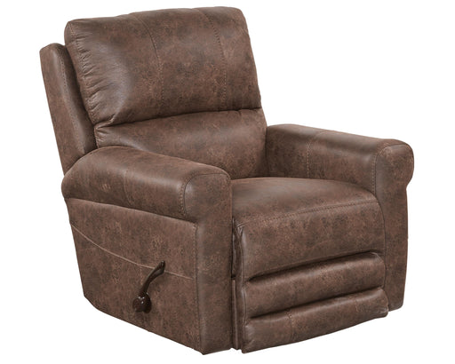 Catnapper Maddie - Swivel Glider Recliner - Tanner - Faux Leather