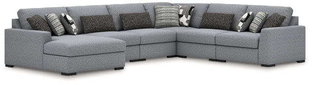 Ashley Bealton - Salt and Pepper - 6-Piece Sectional With LAF Corner Chaise