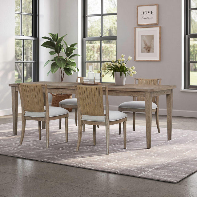 Liberty Furniture Sheridan Pointe - 5 Piece Rectangular Table Set - Vintage Natural
