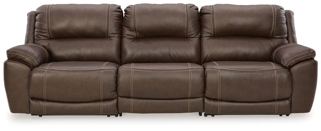 Ashley Dunleith - Chocolate - 3-Piece Power Reclining Sofa