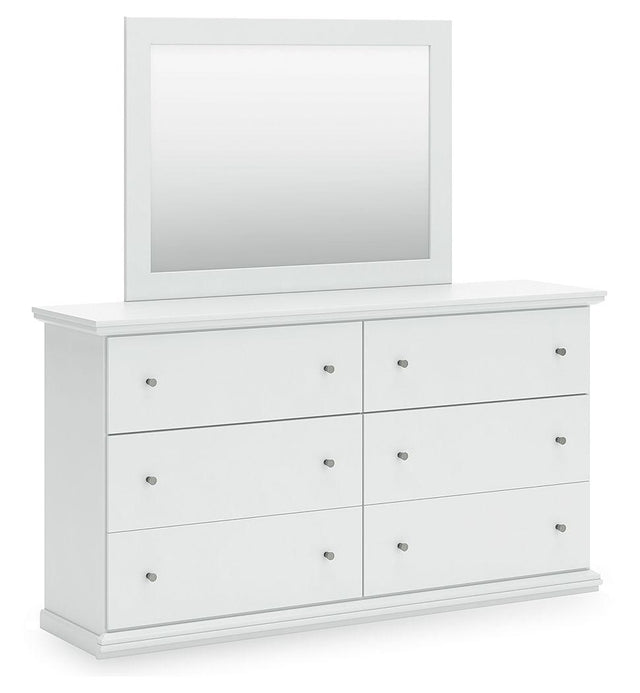 Ashley Bostwick Shoals - White - Dresser and Mirror