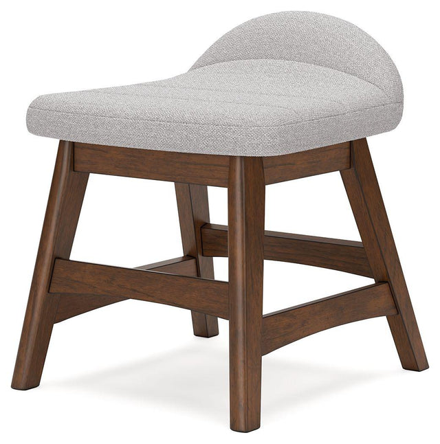 Ashley Lyncott Home Office Desk Chair (1/CN) - Light Gray/Brown