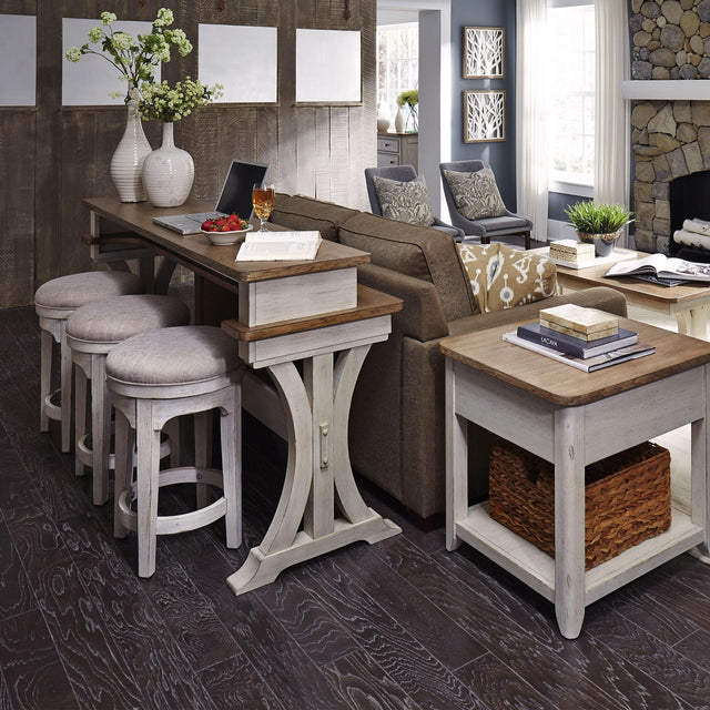 Liberty Furniture Farmhouse Reimagined - 4 Piece Dining Room Set - White