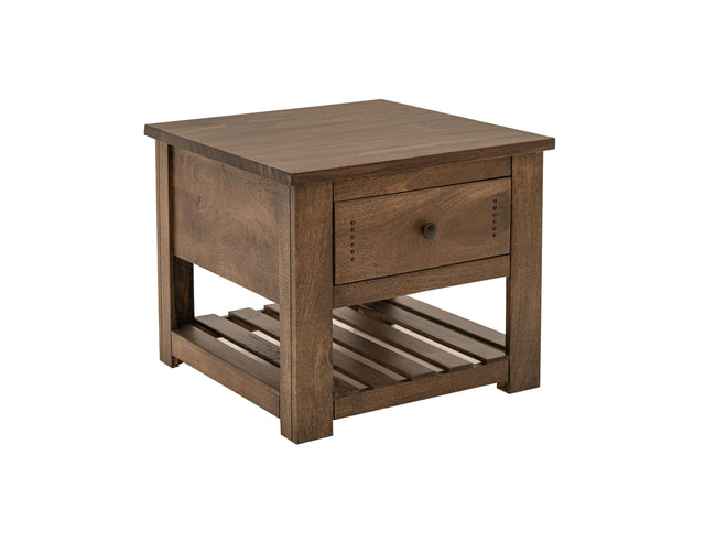 International Furniture Direct Parota III - End Table - Barrel Brown