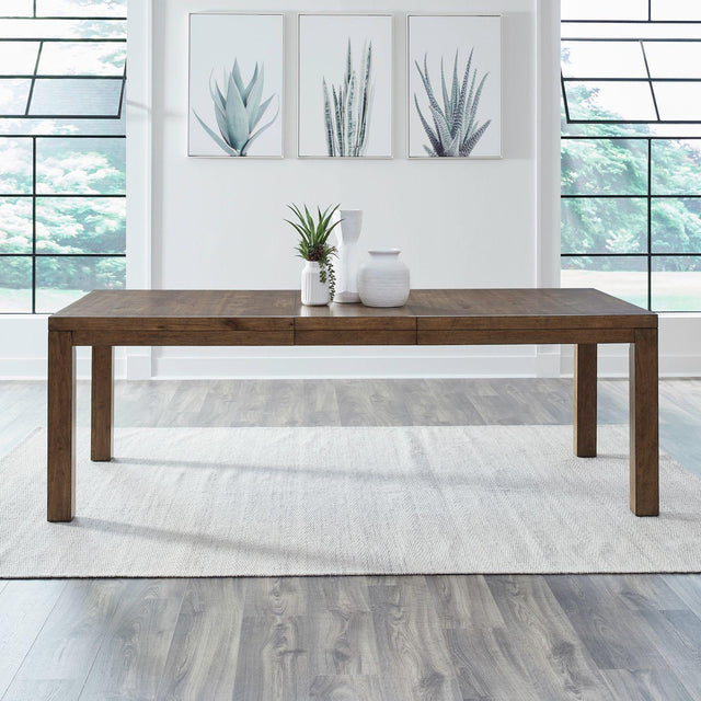 Liberty Furniture Shaker Lakes - Rectangular Leg Table - Harvest Brown