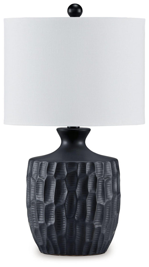Ashley Ellisley Ceramic Table Lamp (1/CN) - Black