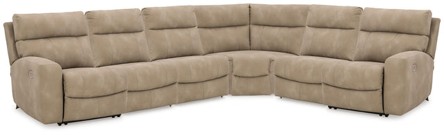 Ashley Next-Gen DuraPella - Sand - 6-Piece Power Reclining Sectional