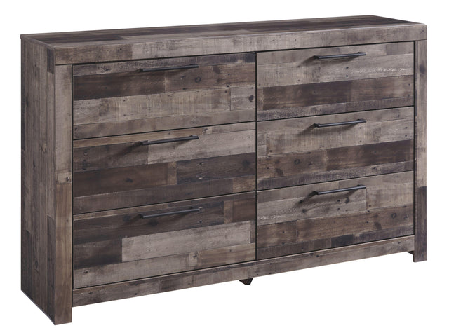 Ashley Derekson Six Drawer Dresser - Multi Gray