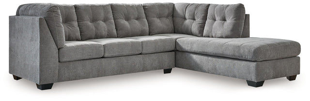 Ashley Marleton - Gray - 2-Piece Sleeper Sectional With Raf Corner Chaise