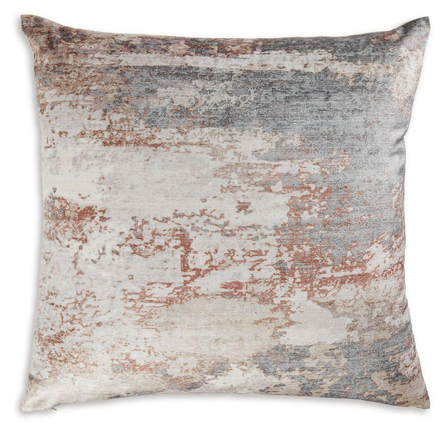 Ashley Edinfielders Pillow (4/CS) - Cream/Gray/Rust