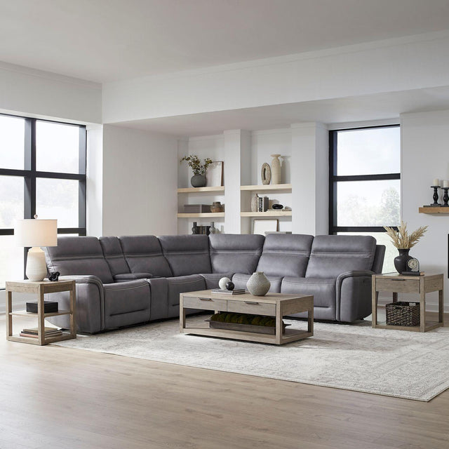 Liberty Furniture Cooper - 6 Piece Sectional - Gray