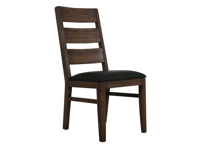 International Furniture Direct Riverwood - Chair (Set of 2) - Pecan Brown