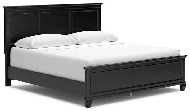 Ashley Lanolee - Black - King Panel Bed